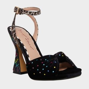 Betsey Johnson Alianna Black and Multicolor Heel
